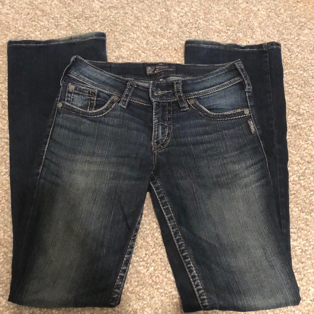 Silver Suki Surplus 27/34 Bootcut Jeans